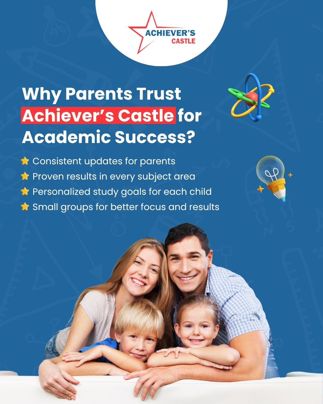 Top Reasons why Parents Trust Achiever's Castle for Their Child's Academic Success